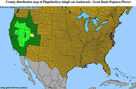 Distribution map