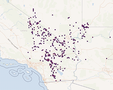 GBIF map