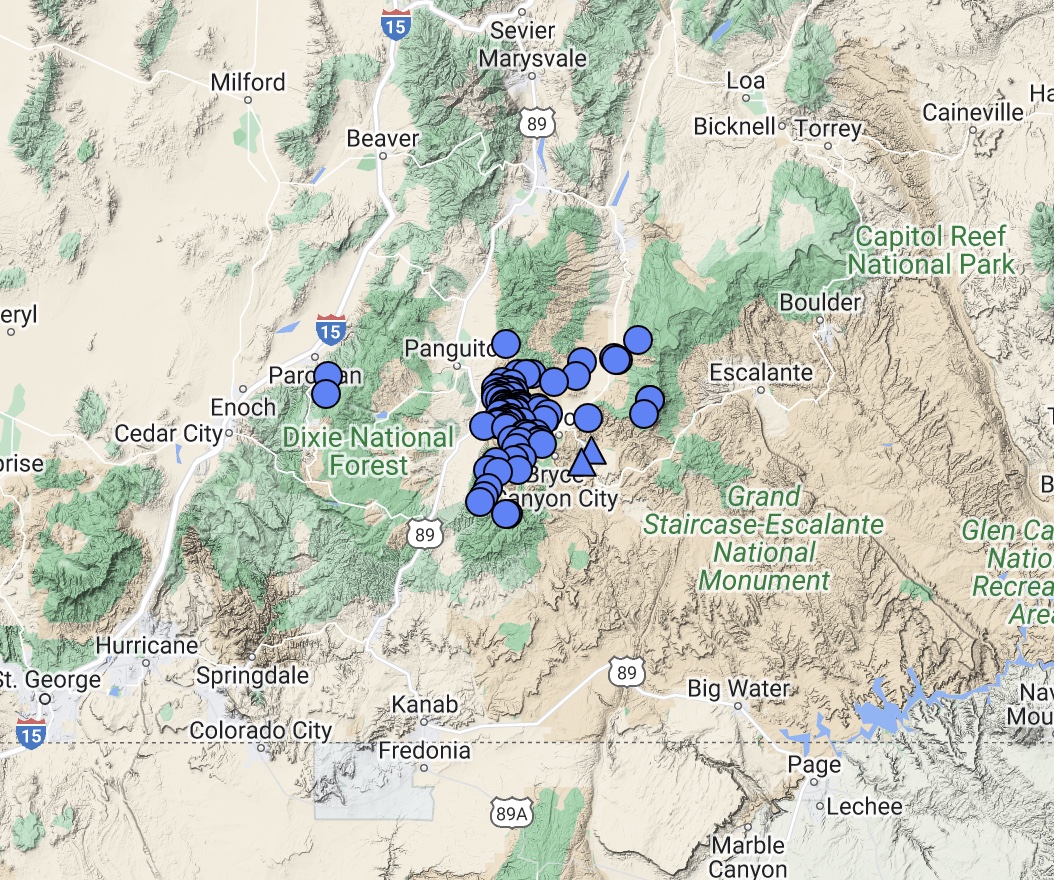 Distribution Map SEINet