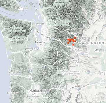 iNaturalist distribution map.