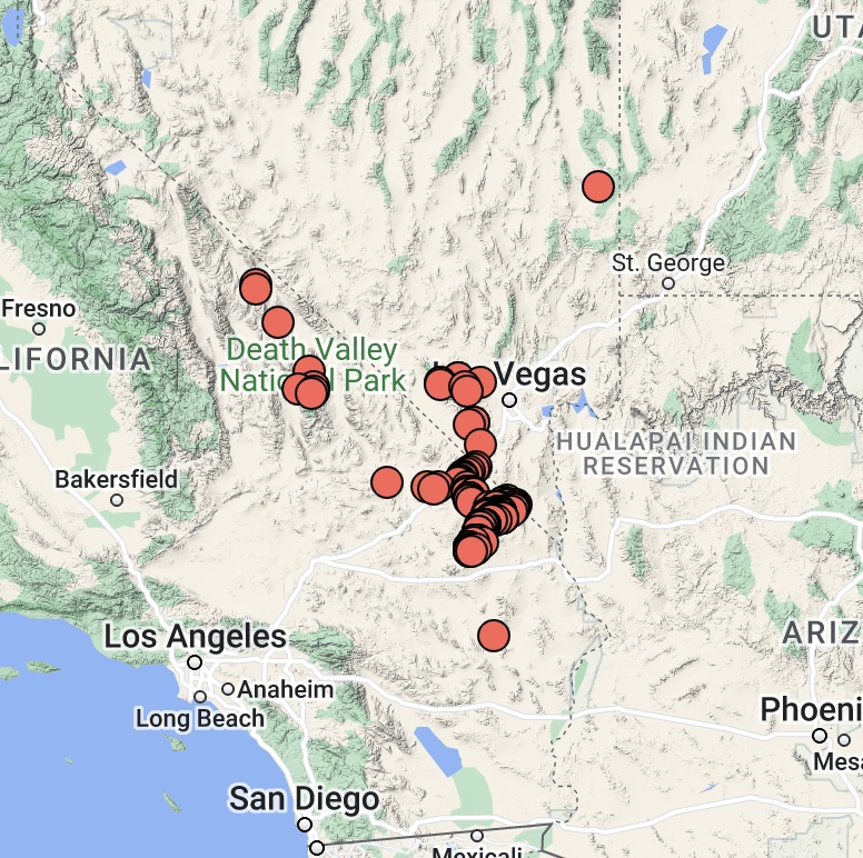 cch2 distribution map