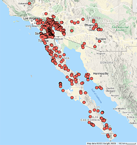 Simmondsia chinensis map: CCH2